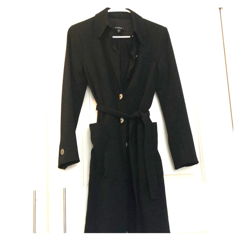 Black Bebe coat